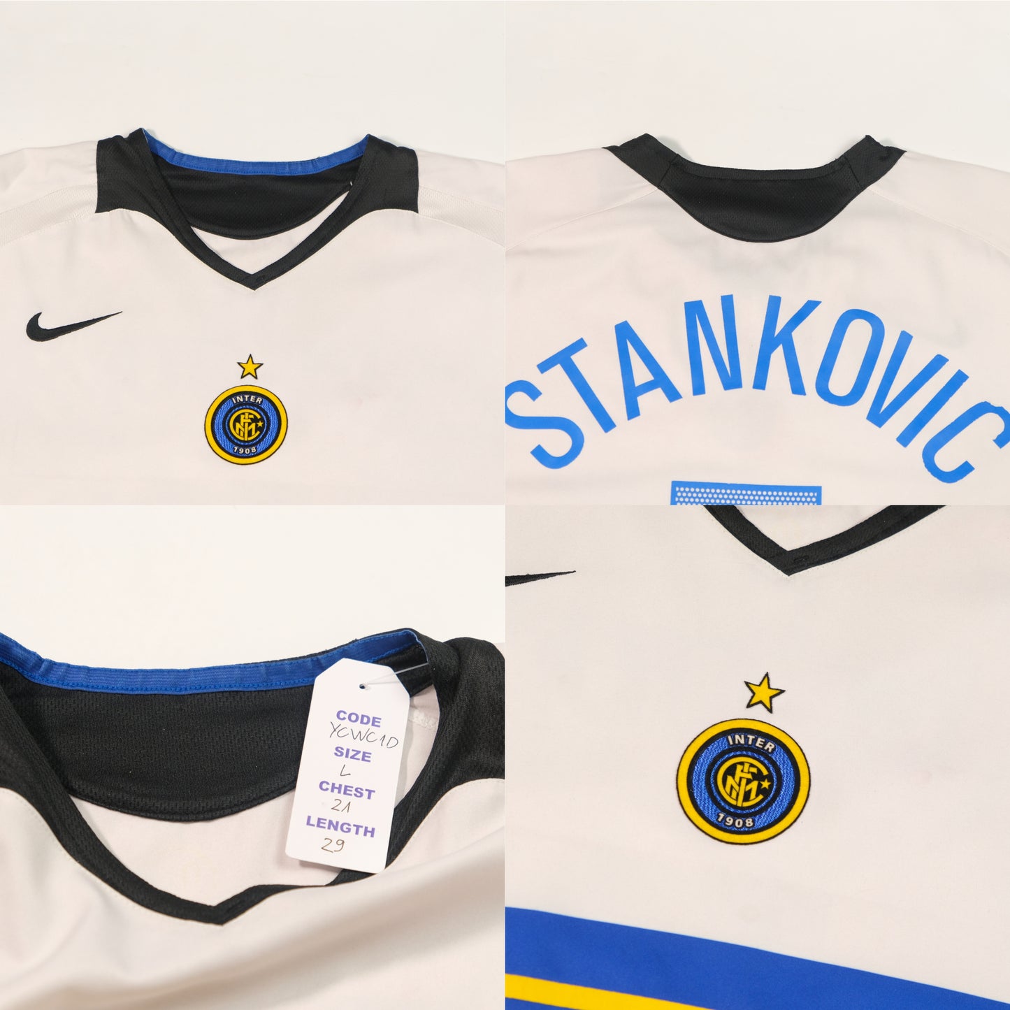 2005/06 Inter Milan Away Shirt Nike Stankovic (L)