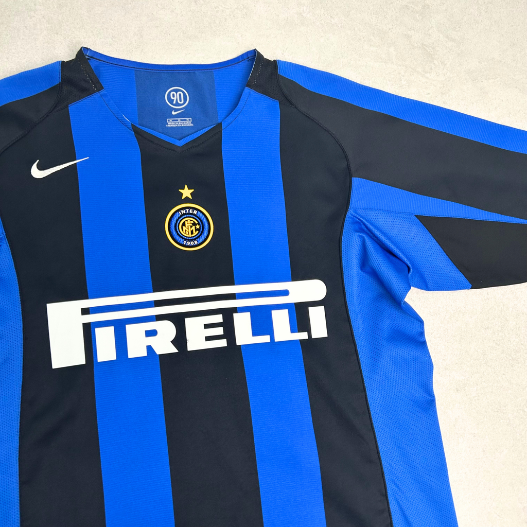 2004/05 Inter Milan Home Shirt Nike Adriano (L)