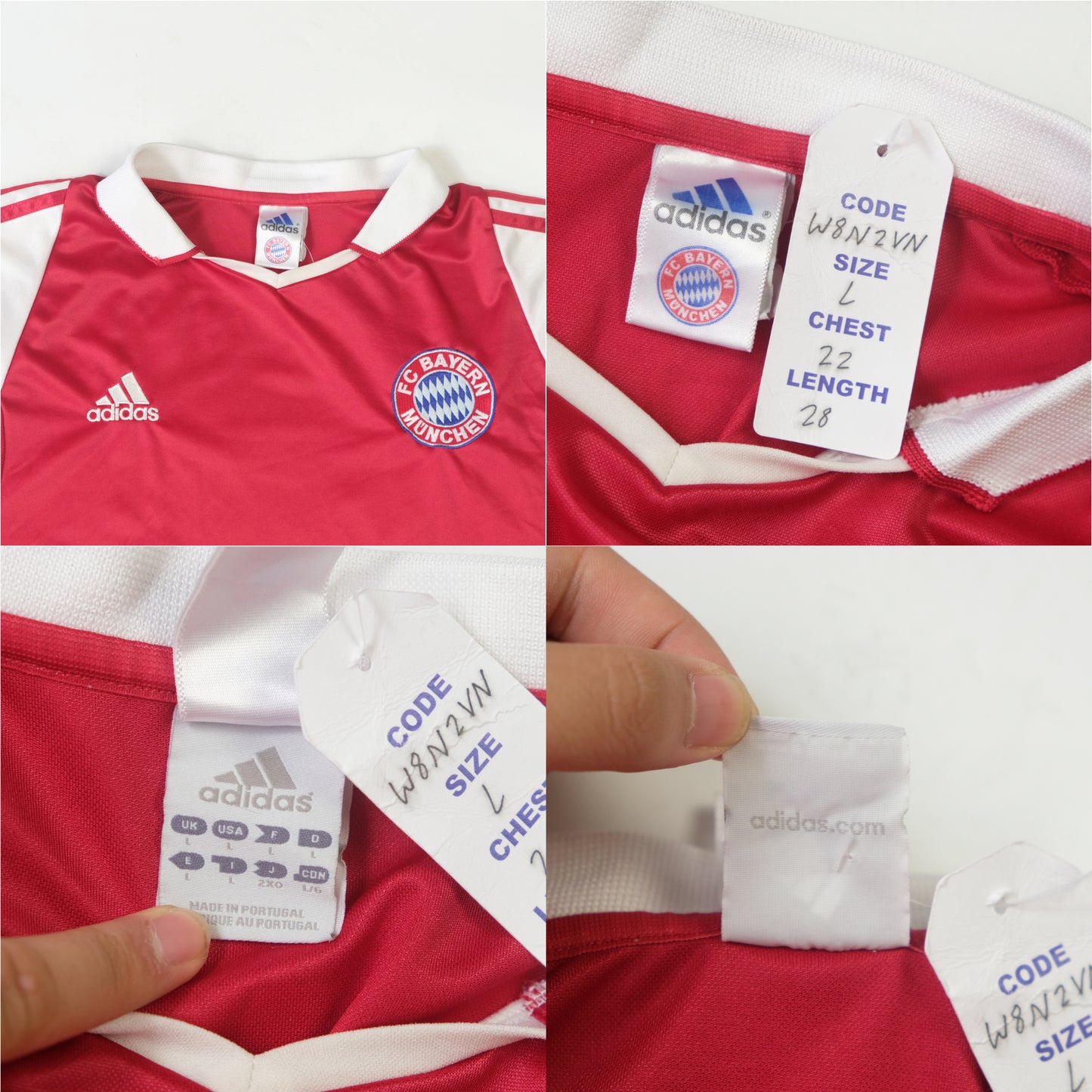 2003/04 Bayern Munich Home Shirt Ballack Adidas