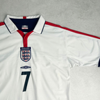 2003/05 England Home Shirt Umbro Beckham (M/L)