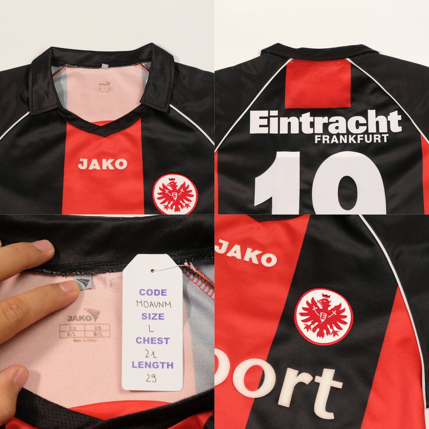 2006/07 Eintracht Frankfurt Home Shirt Jako Takahara (L)