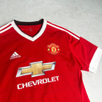 2015/16 Manchester United Home Shirt Adidas Rooney (M/L)