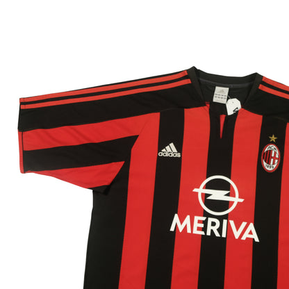 AC Milan Italy Maldini 2003/2004 Original Adidas Home Football Shirt (L)