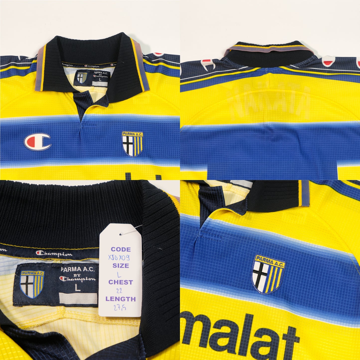 1999/00 Parma AC Home Shirt Champion (L)