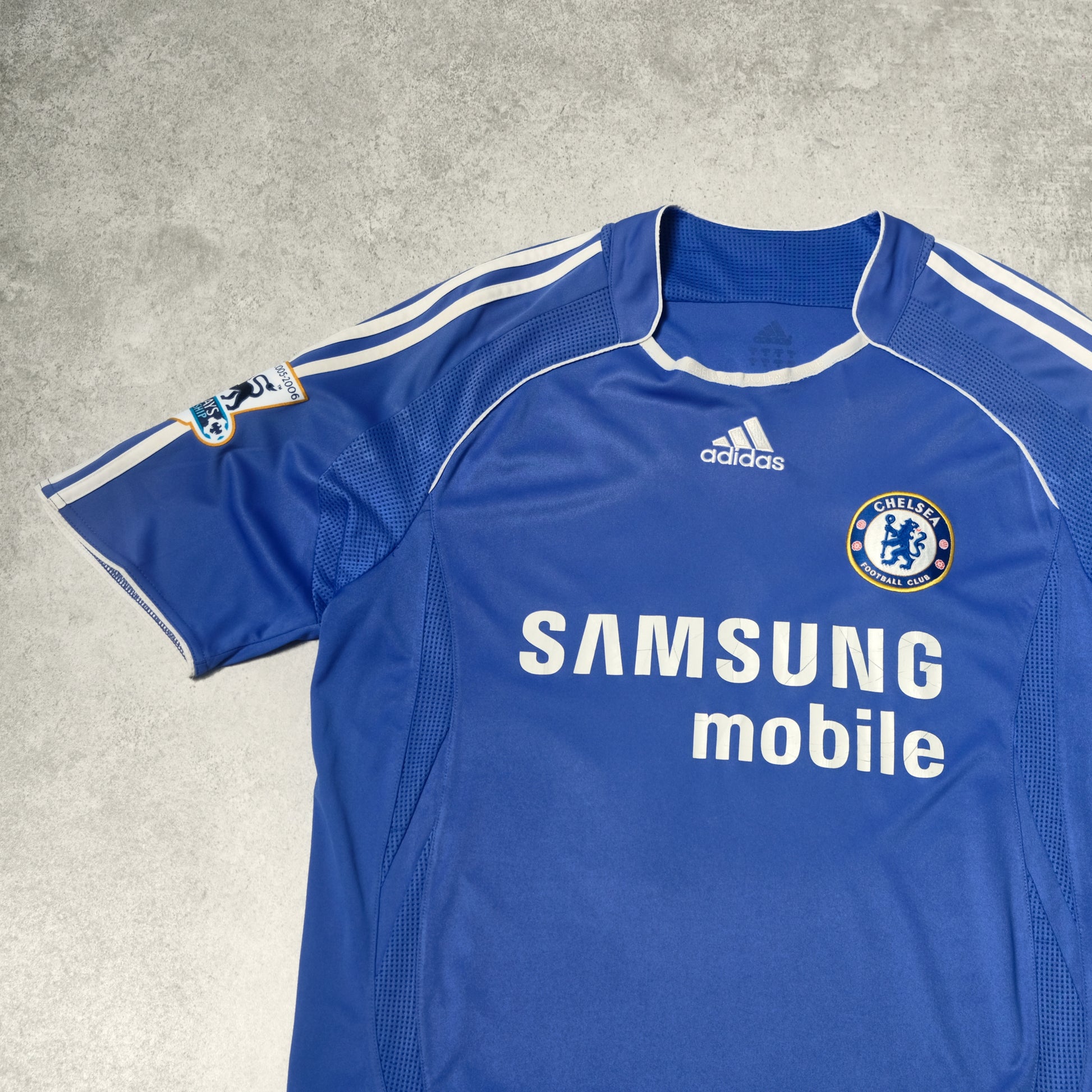 2006/08 Chelsea Home Shirt Adidas Drogba (L)