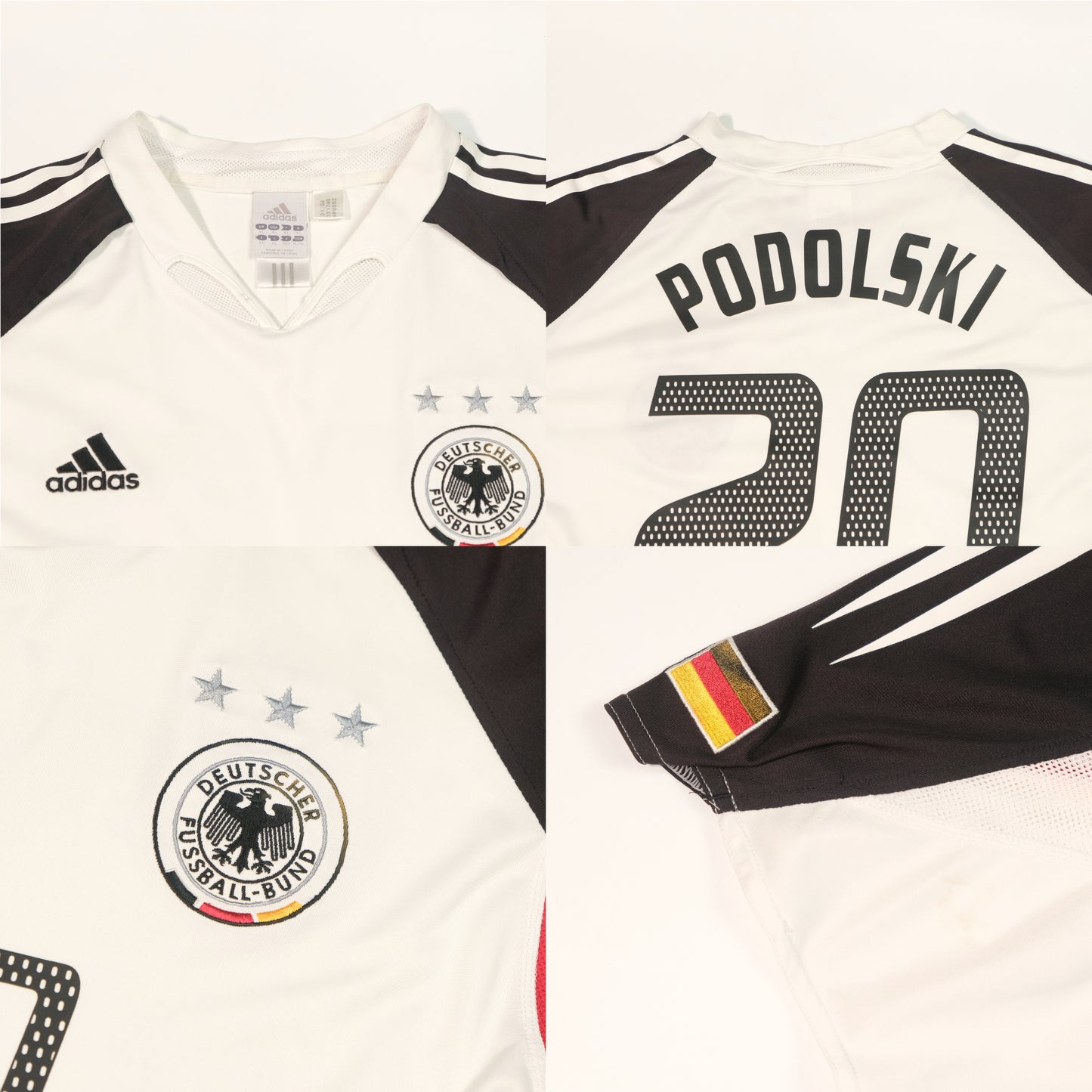 2004/05 Germany Home Shirt Adidas Podolski (L)