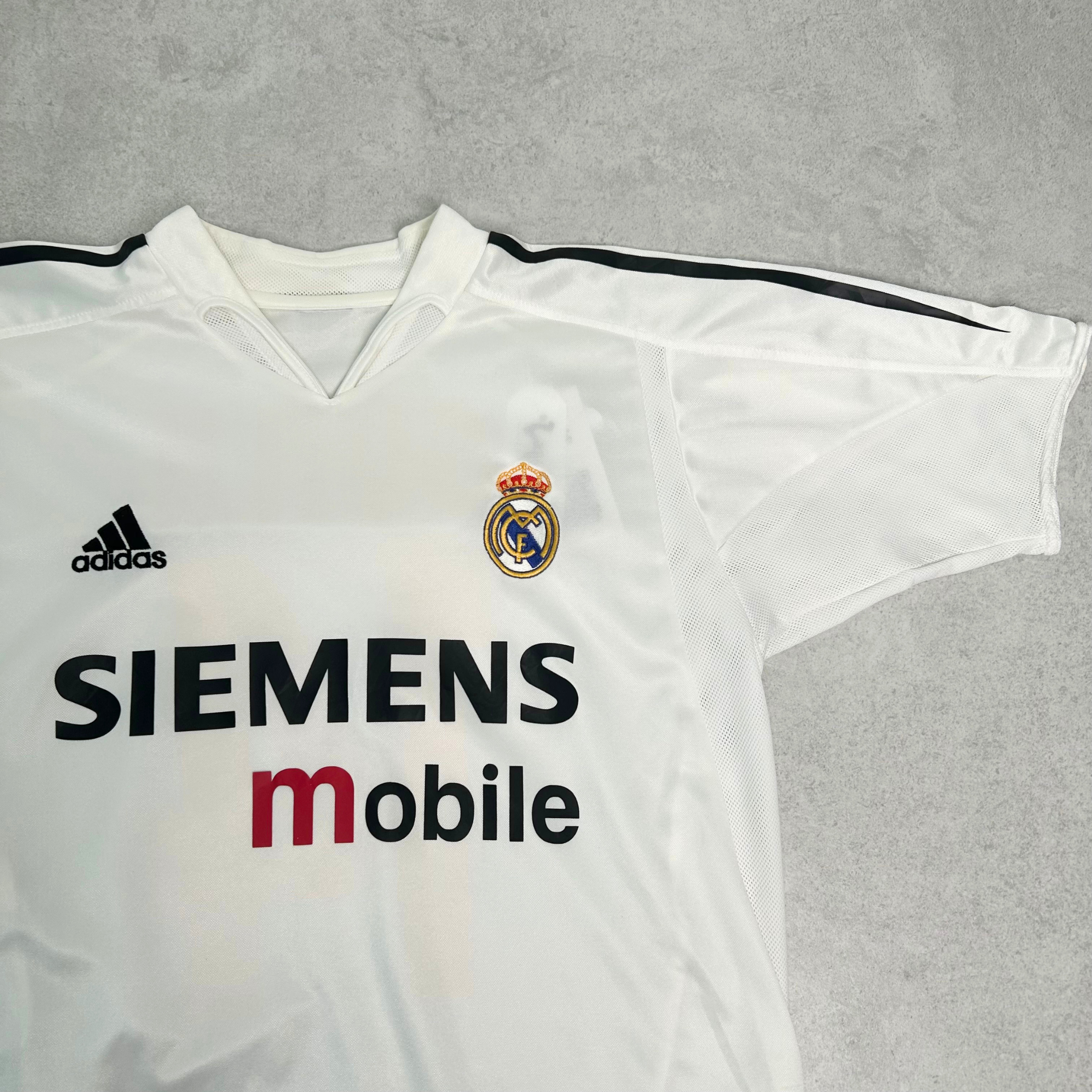 2004/05 Real Madrid Home Shirt Adidas Guti (M)
