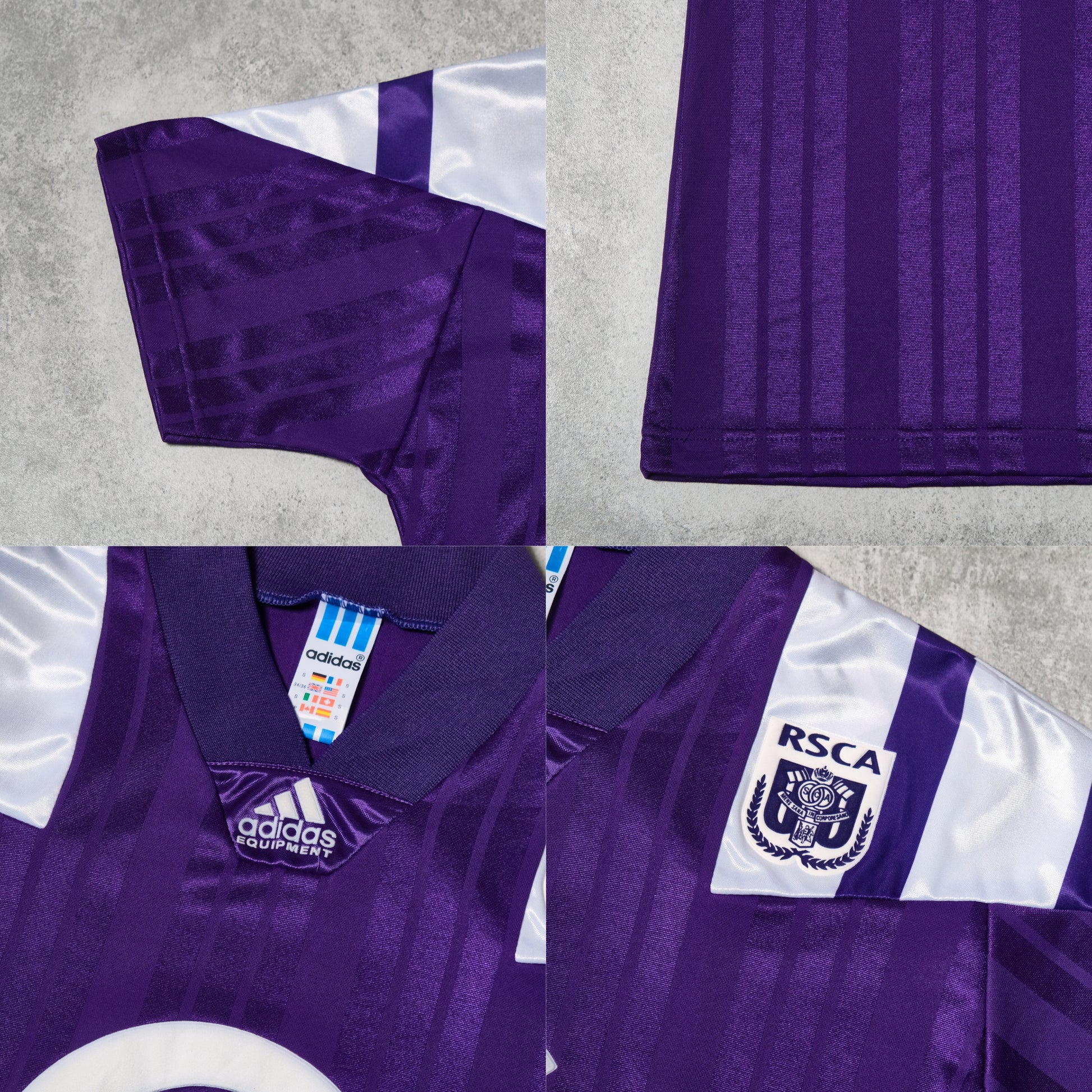 1992/93 RSC Anderlecht Home Shirt Adidas (M/L)