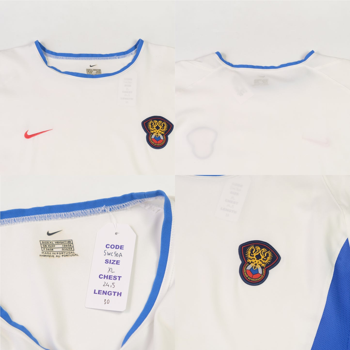 2002/03 Russia Home Shirt Nike (XL)