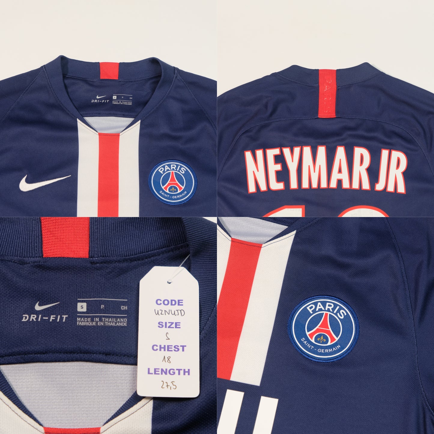 2019/20 PSG Home Shirt Nike Neymar (S)