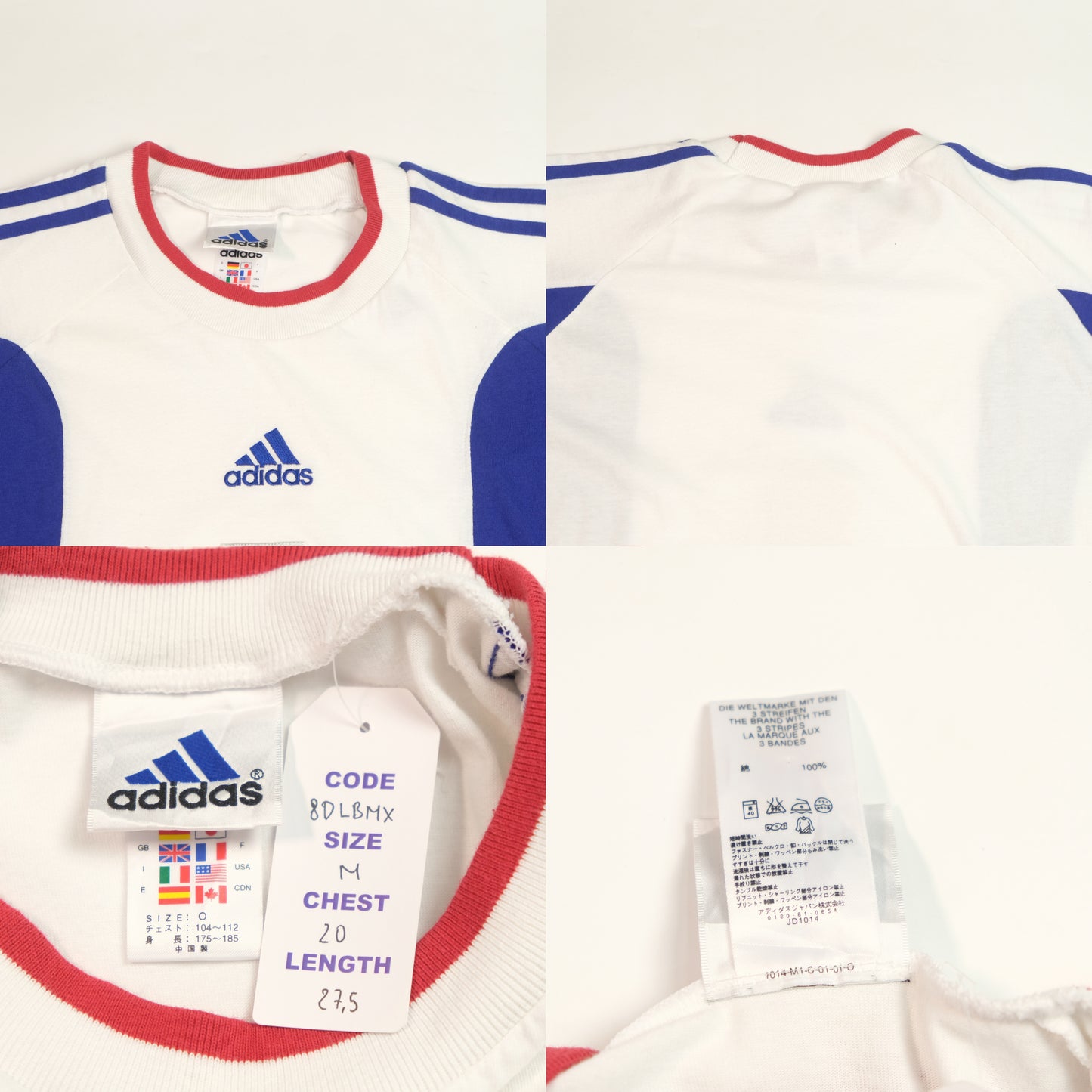 1999/00 Japan Training Shirt Adidas (M)