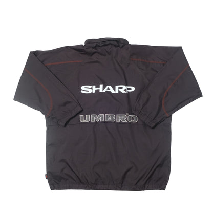 1998/99 Manchester United Track Training Jacket Umbro (XL)