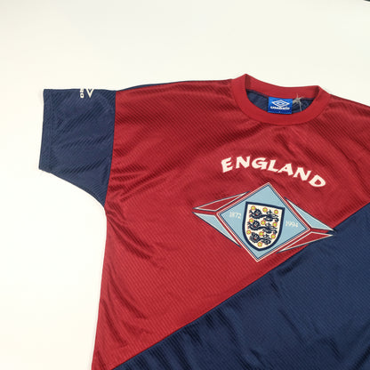 England Umbro 1994 Original Training Football Shirt Large