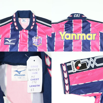 Cezero Osaka 1999 J-League Japan Mizuno Home Football Shirt Youth Large/Mens XS