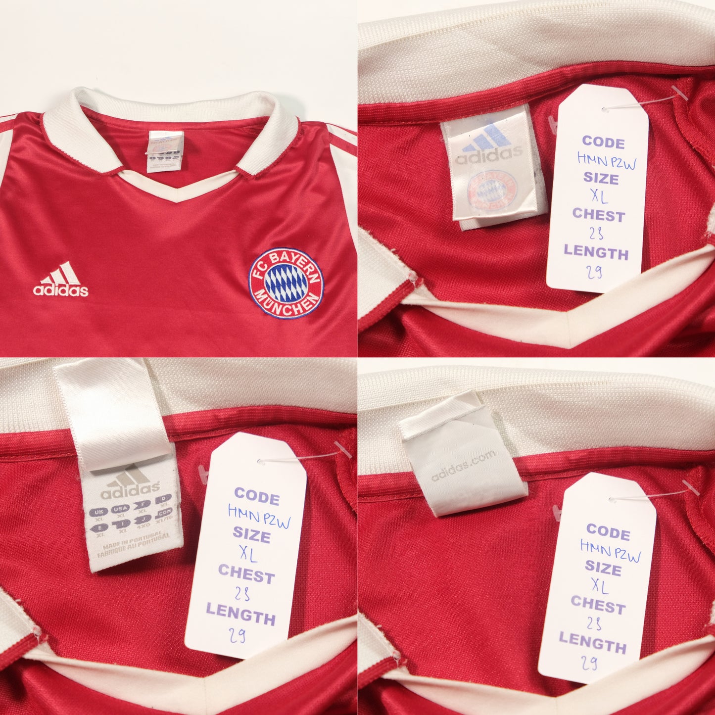 2003/04 Bayern Munich Home Shirt Ballack Adidas (XL)