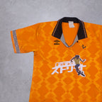 1990s VICE Footbal Store x Fifa Street Custom Football Shirt Umbro (M) 