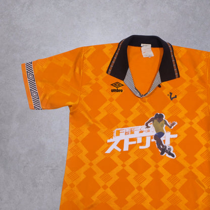 1990s VICE Footbal Store x Fifa Street Custom Football Shirt Umbro (M) 