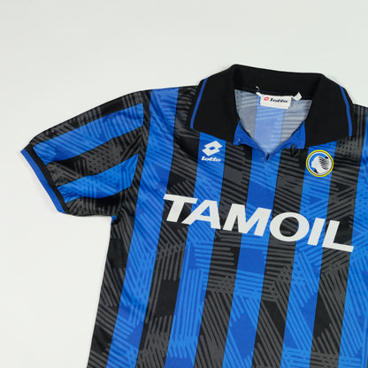 Atalanta Italy Tamoil 1991/1992 Original Home Football Shirt Lotto Medium