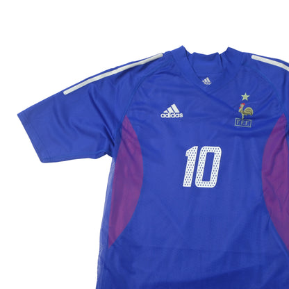 2002/04 France Home Shirt Adidas Zidane (M) 