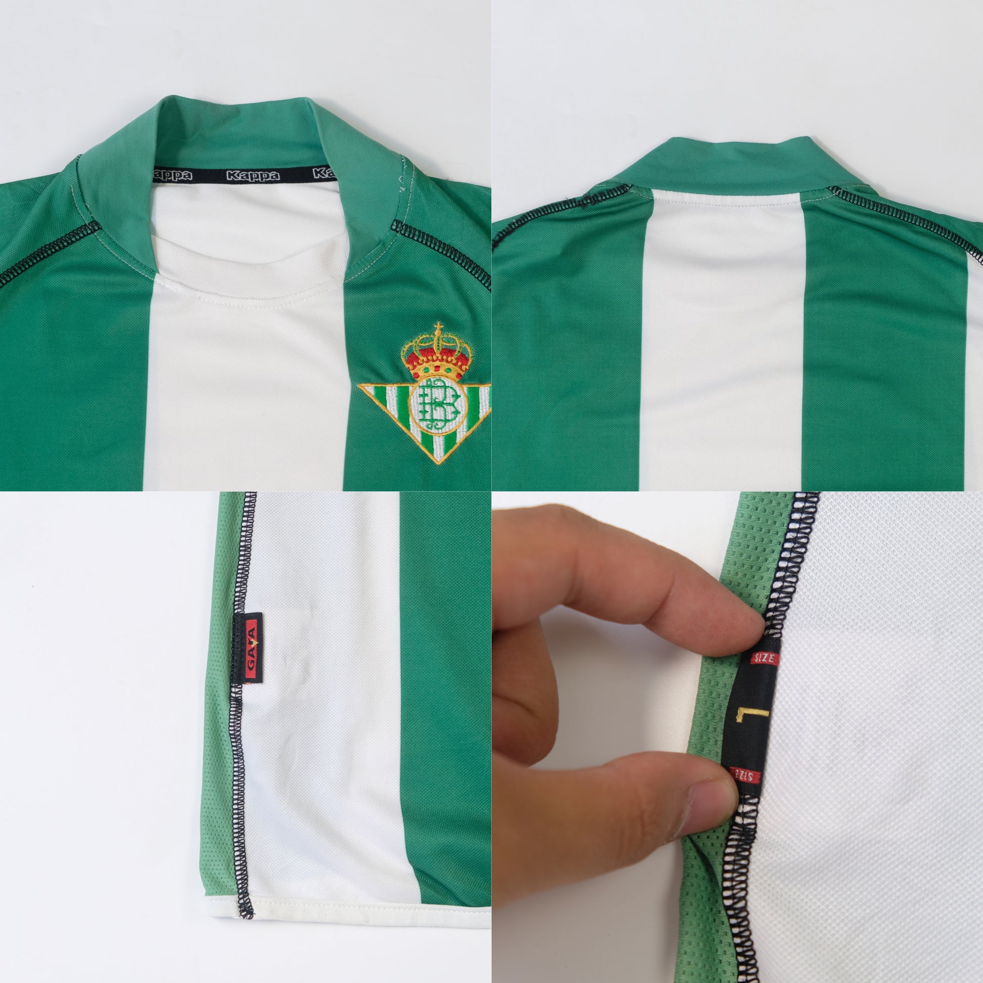 2002/03 Real Betis Home Shirt Kappa (M)