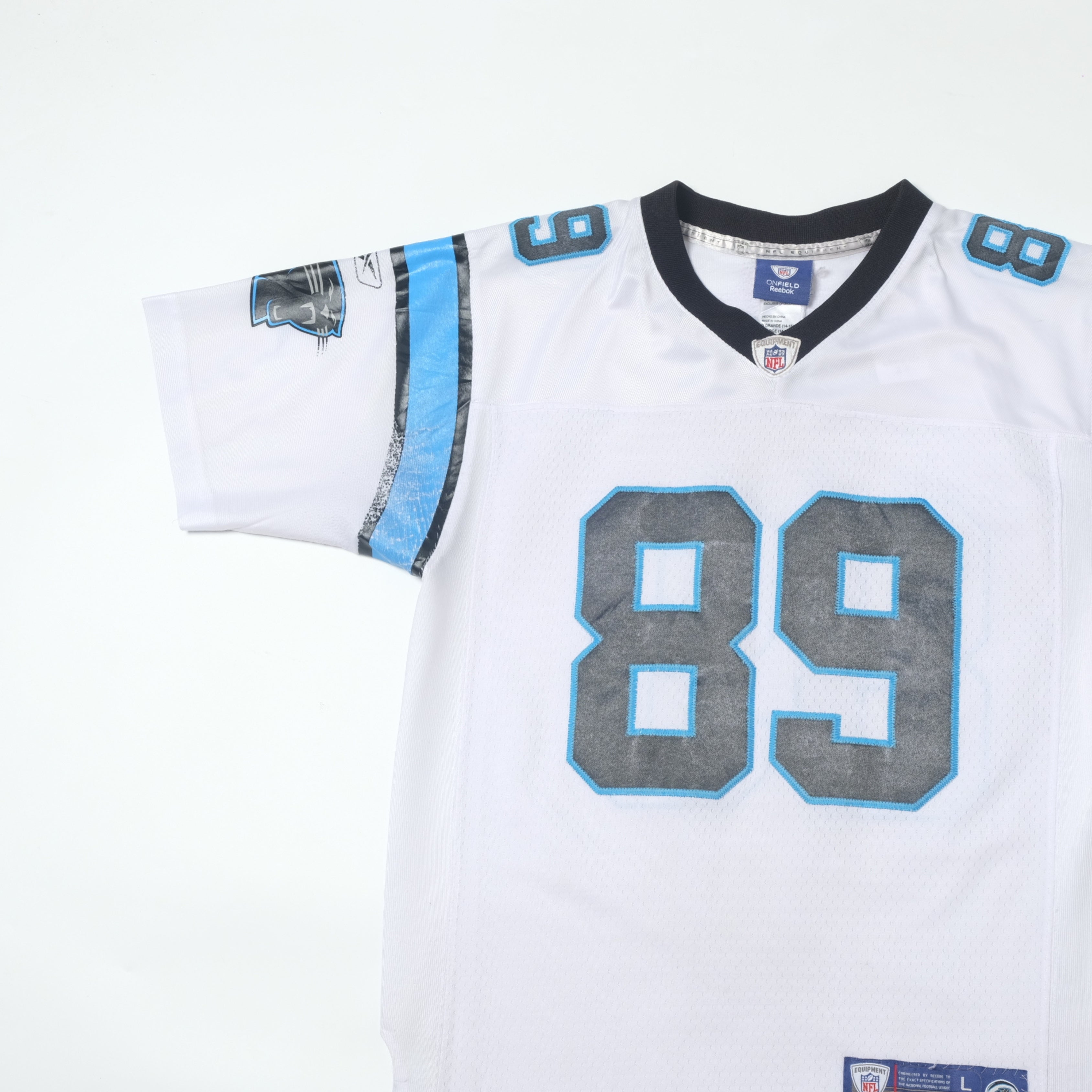 2000s Carolina Panthers NFL Jersey Smith Reebok (S)