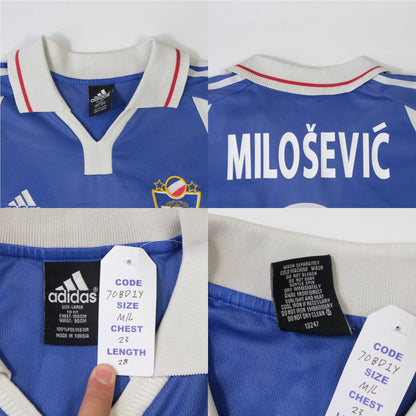 2000/01 Yugoslavia Home Shirt Adidas Milosevic (M/L) 