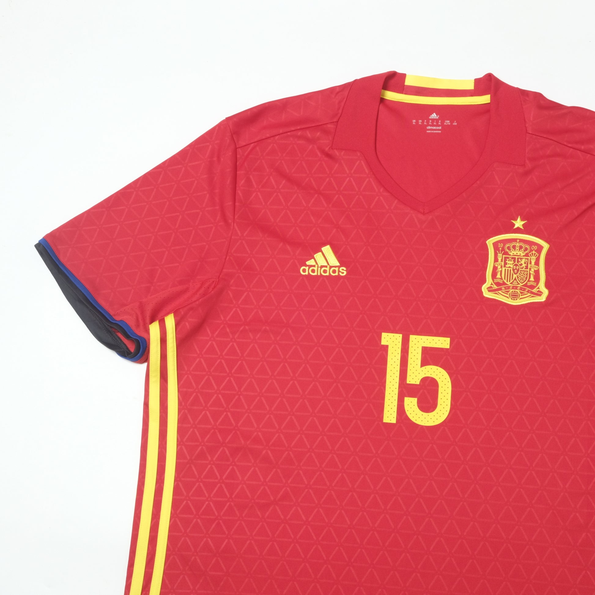 2016/17 Spain Home Shirt Adidas Ramos (L/XL)