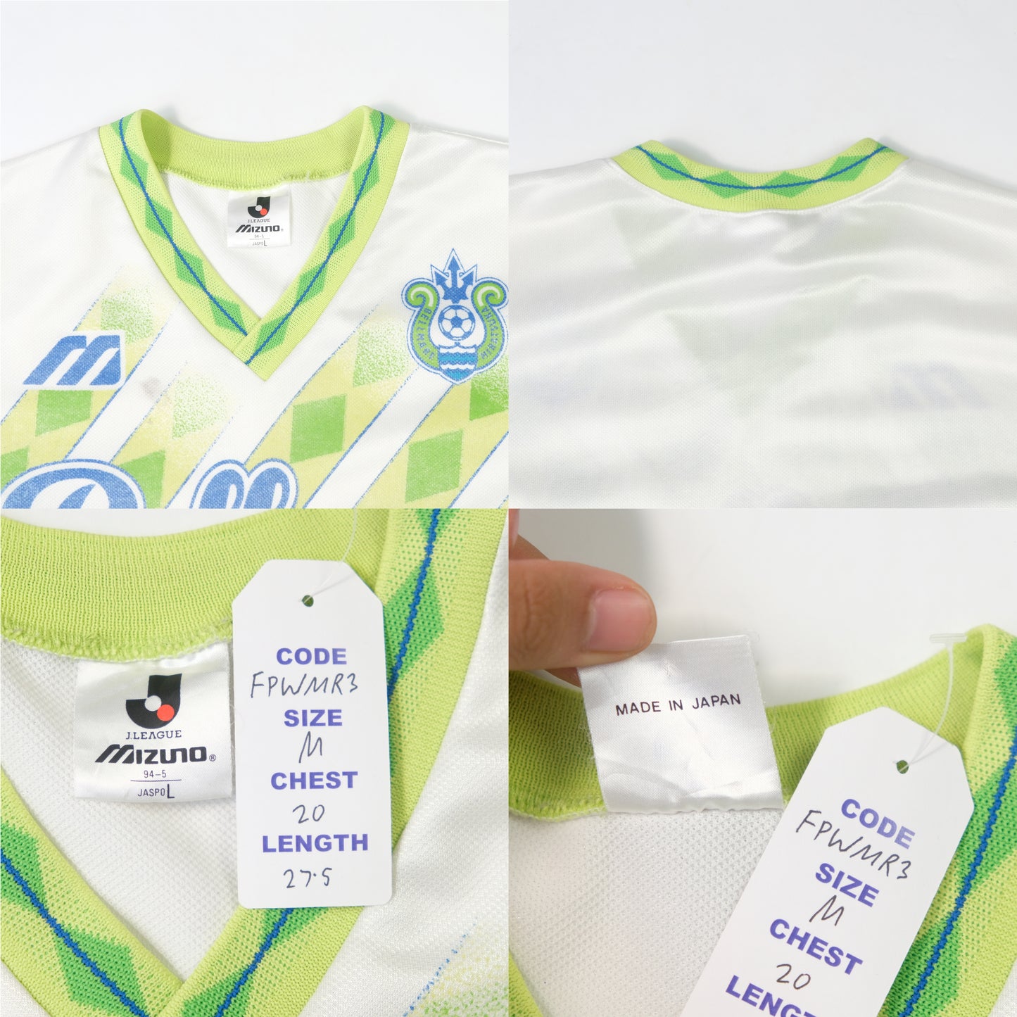 1993/94 Shonan Bellmare Training Shirt Mizuno (M)