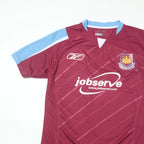 2005/07 West Ham Home Shirt Reebok Tevez (S)