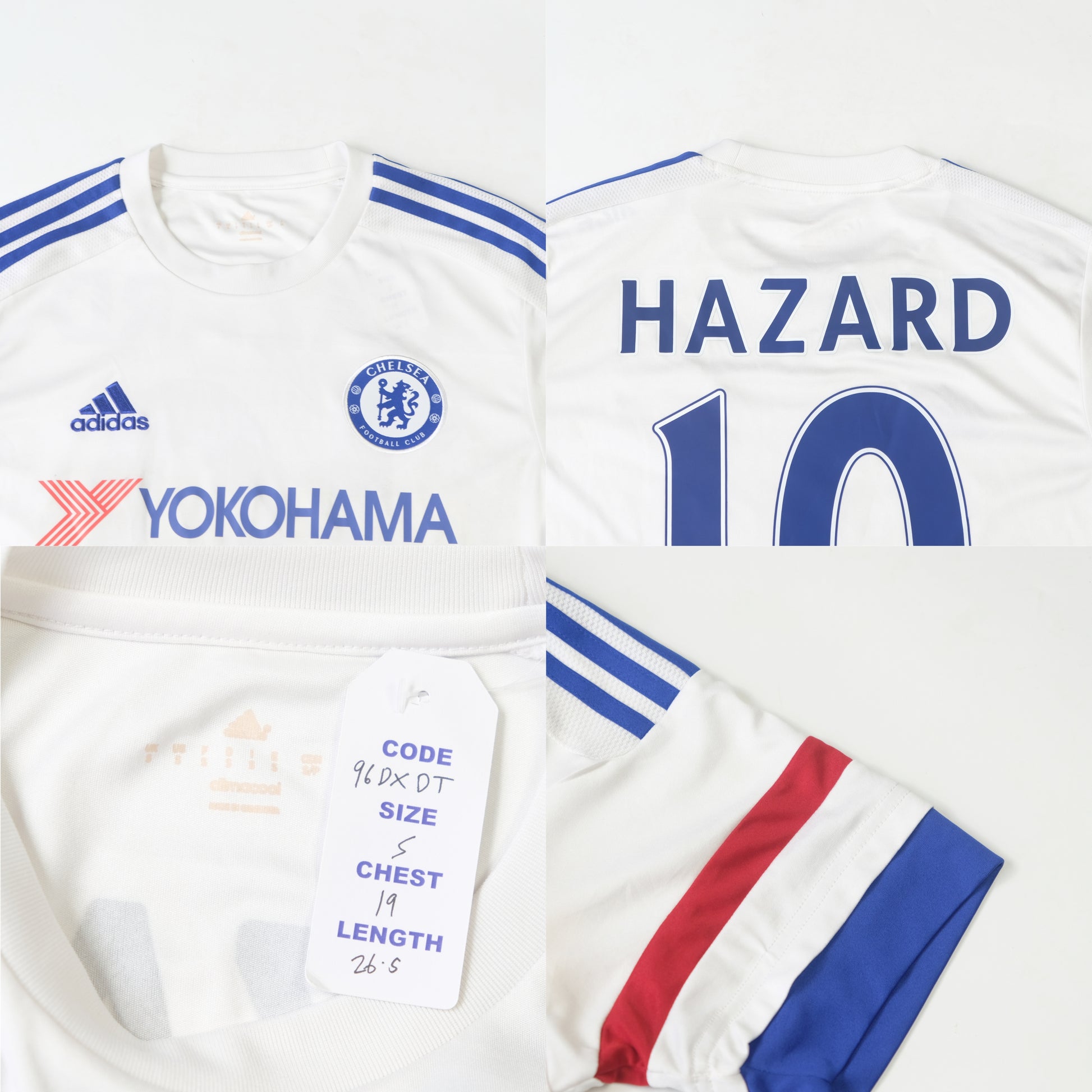 2015/2016 Chelsea Away Shirt Hazard Adidas 