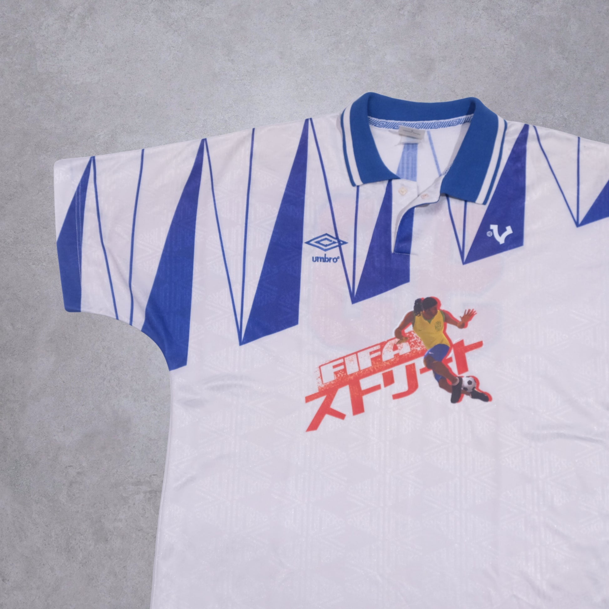 1990s VICE Footbal Store x Fifa Street Custom Football Shirt Umbro (XL)