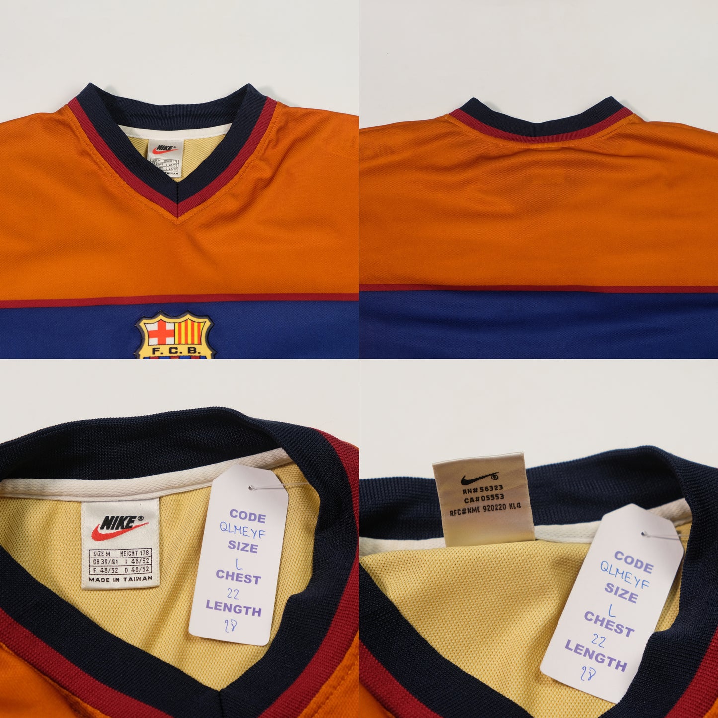 1998/00 Barcelona Third Shirt Nike 