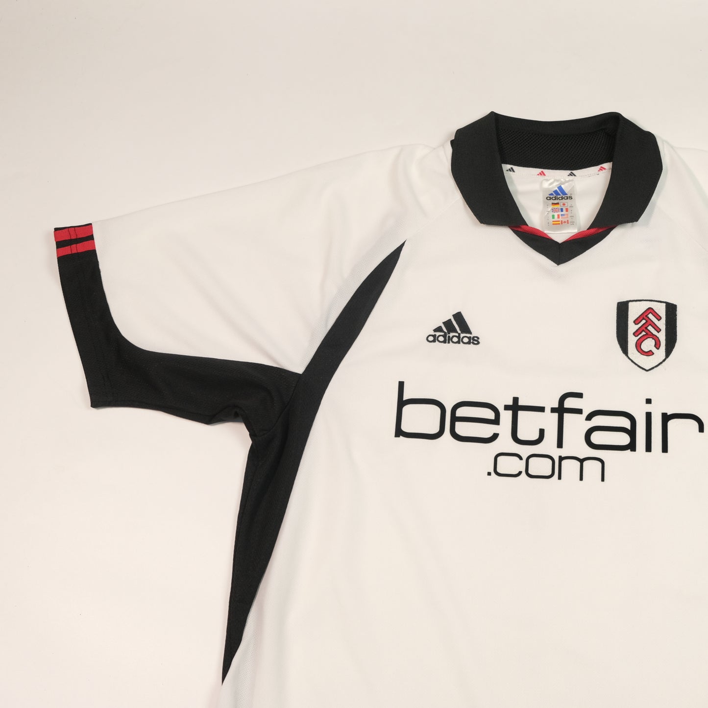 2002/03 Fulham Home Shirt Adidas (L) 