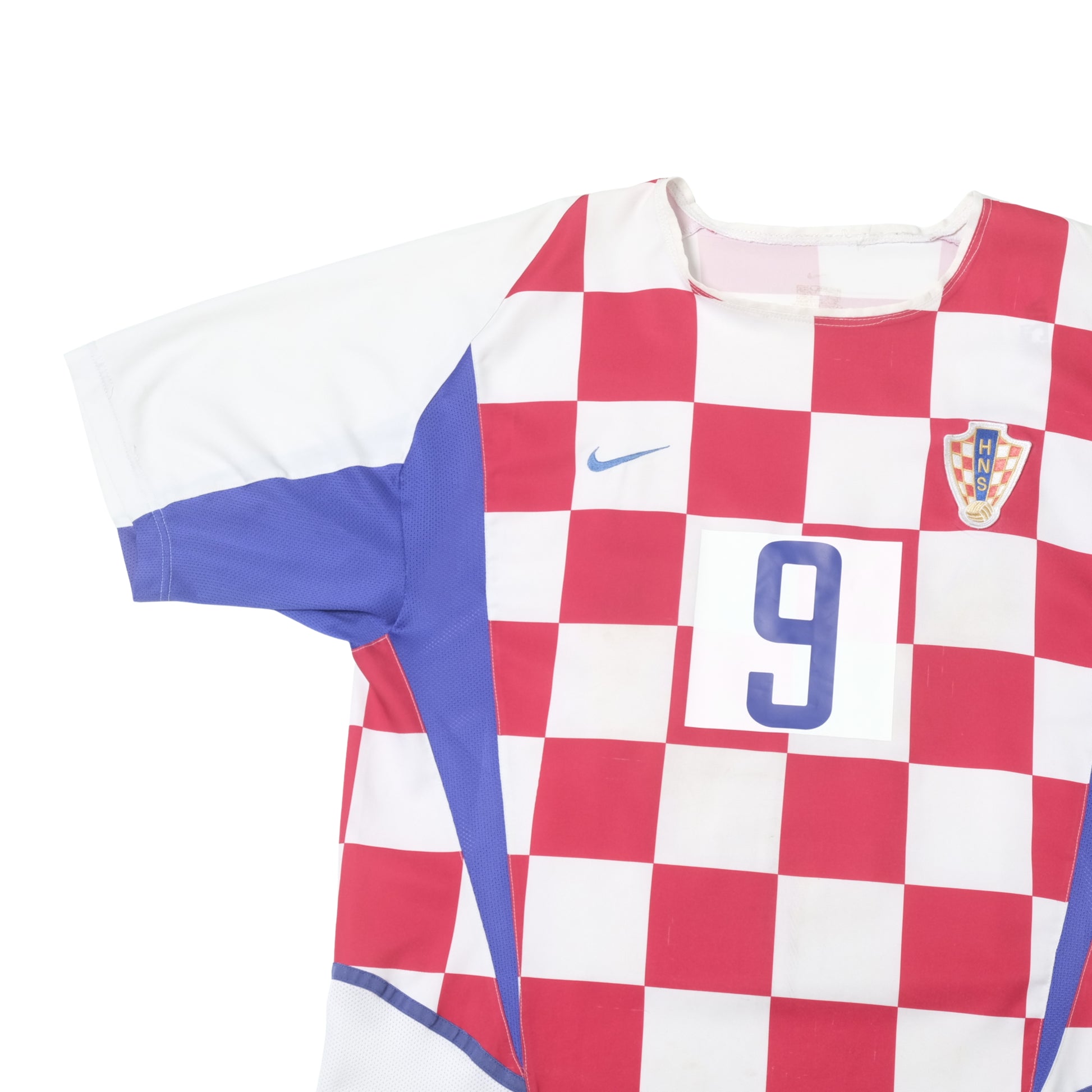 2002/04 Croatia Home Shirt Nike Suker (L/XL) 