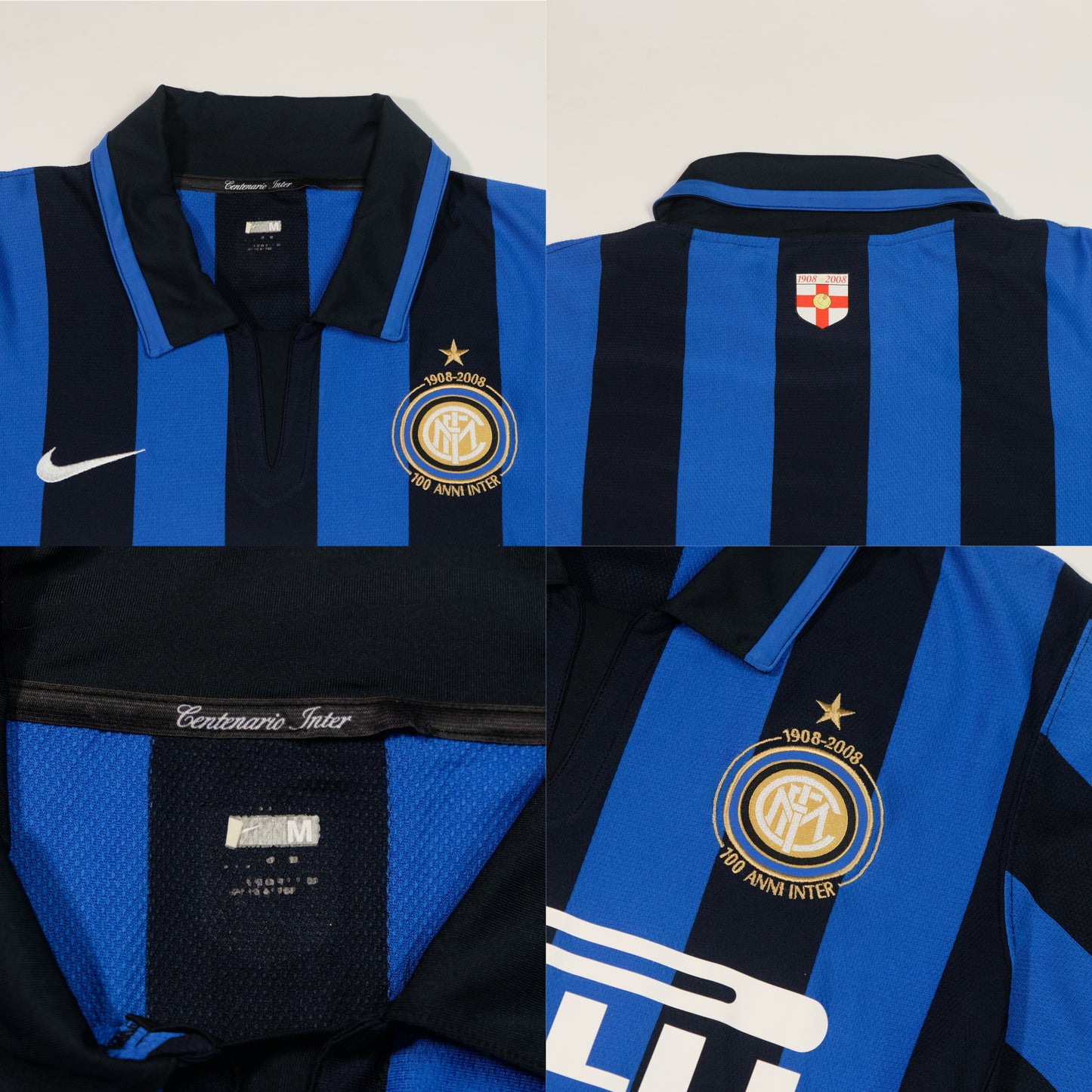 2007/2008 Inter Milan Centenary Home Shirt Nike (M)