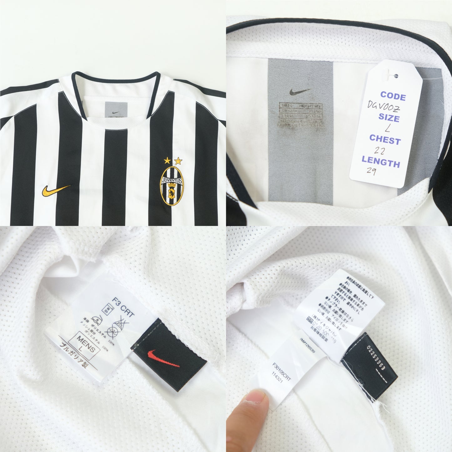 2003/04 Juventus Home Shirt Nike Del Piero