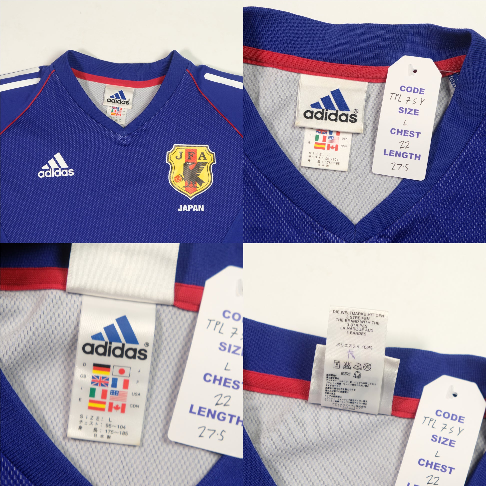 2002/04 Japan Home Shirt Nakata Adidas