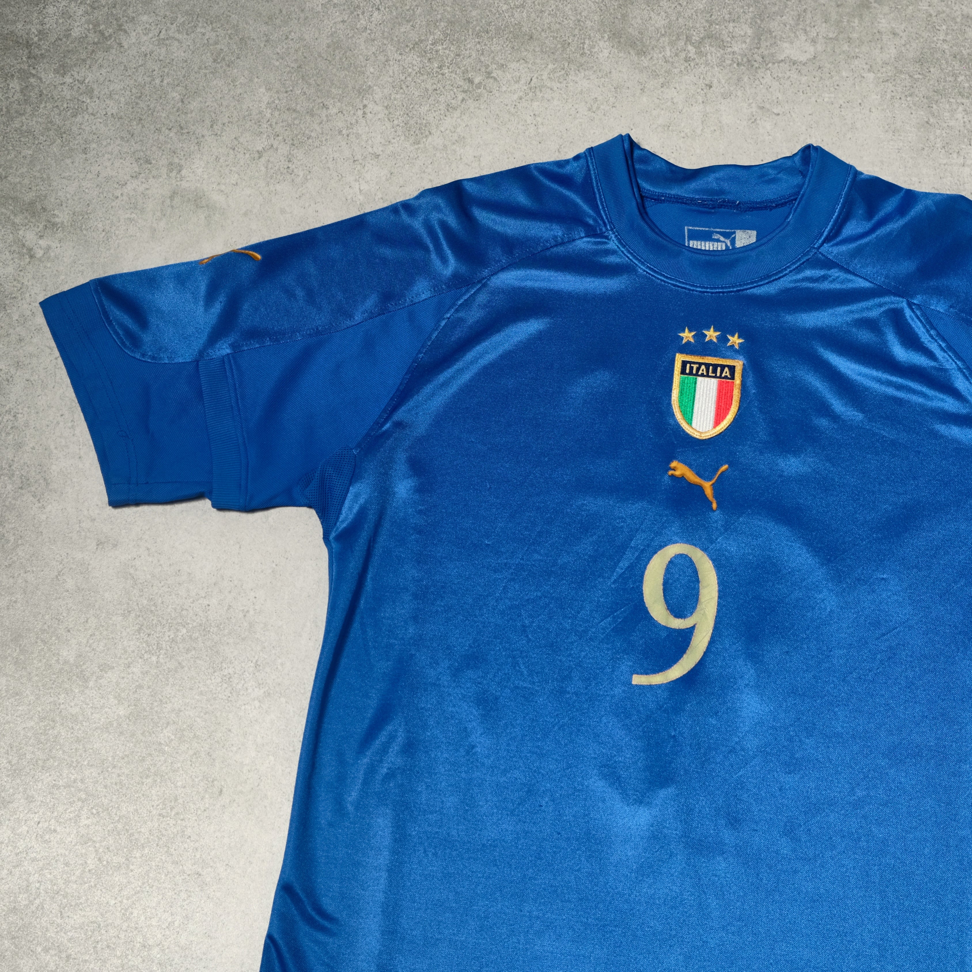 2004/06 Italy Home Shirt Puma Vieri (L/XL)