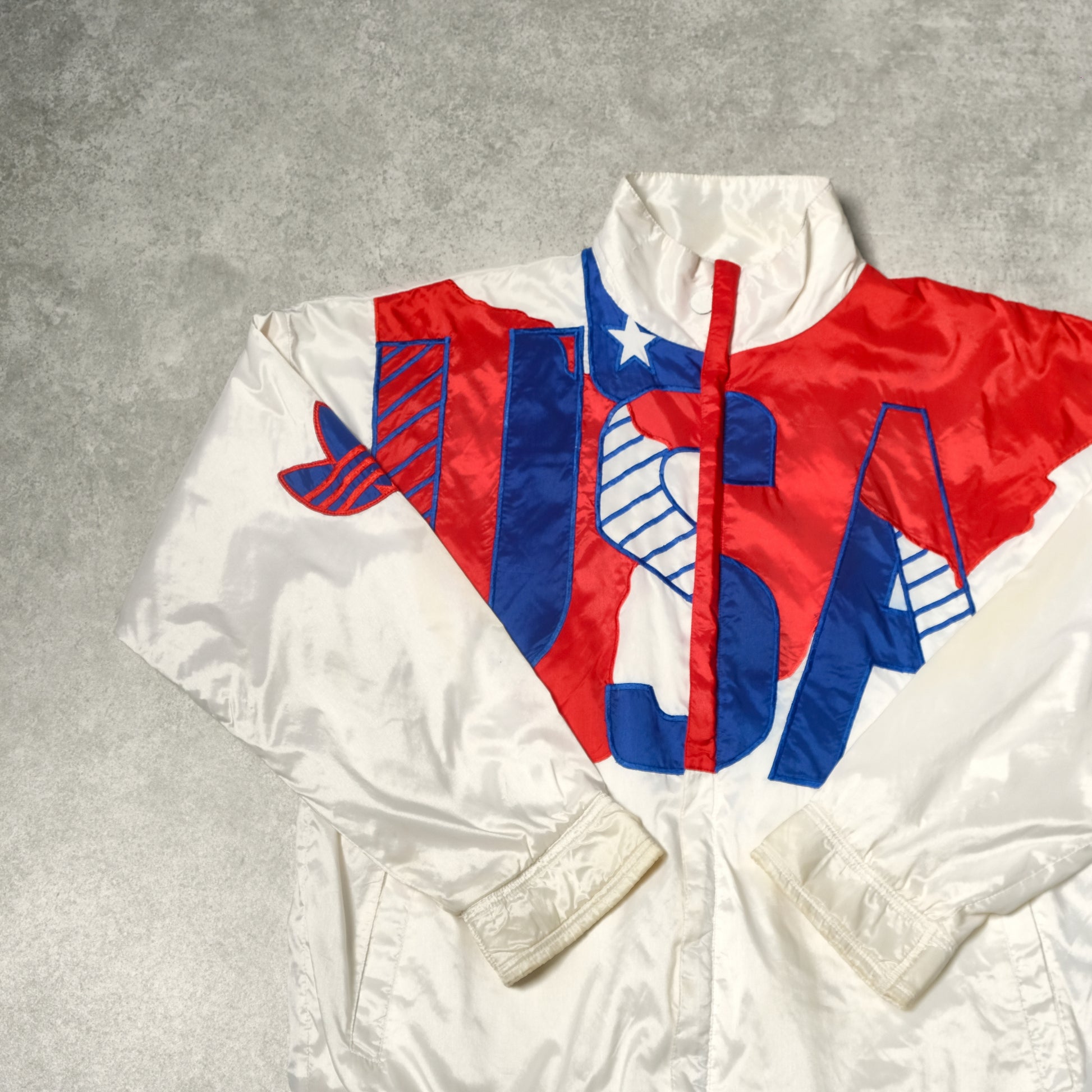 1988 USA Seoul Olympics Training Track Jacket Adidas (M)