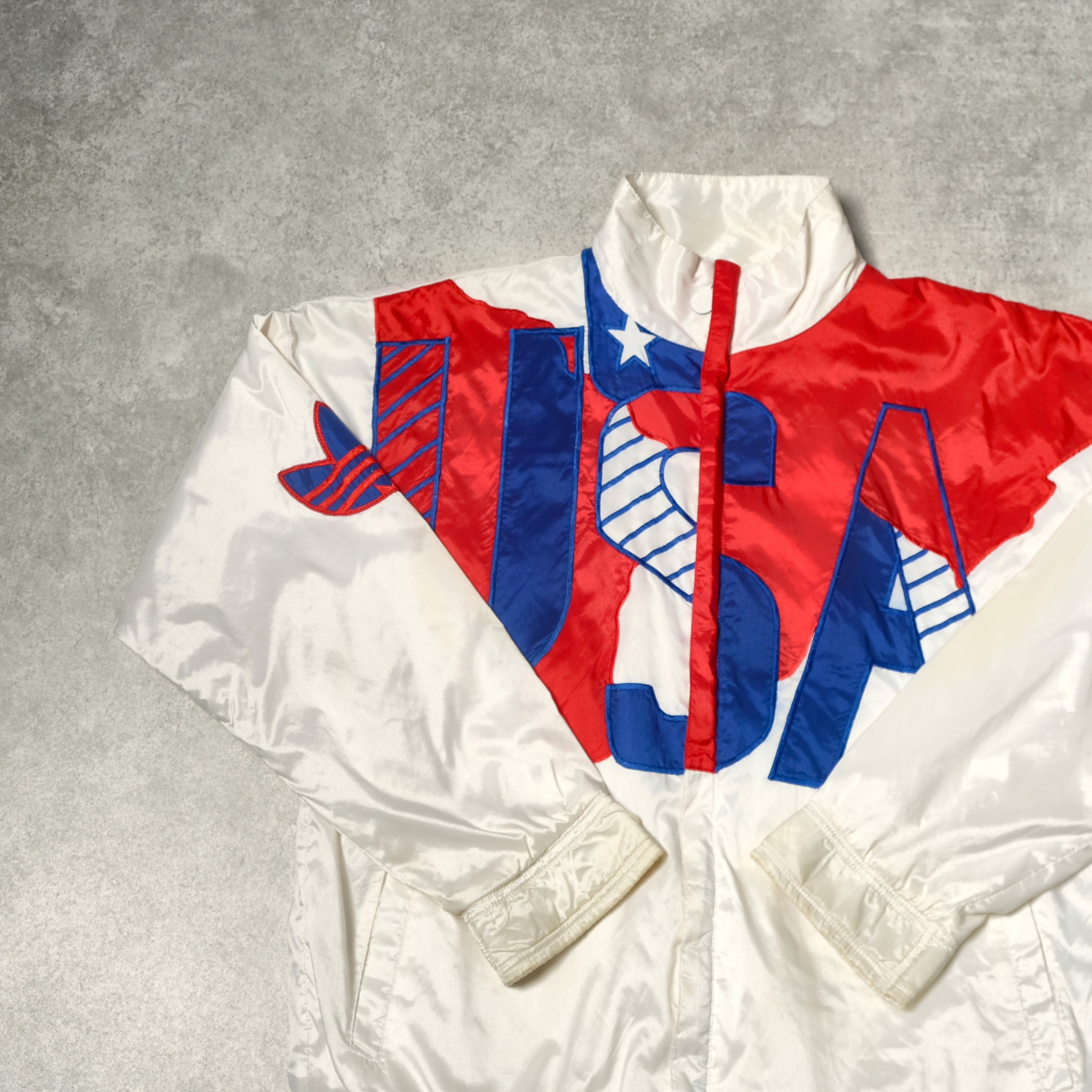 1988 USA Seoul Olympics Training Track Jacket Adidas (M)