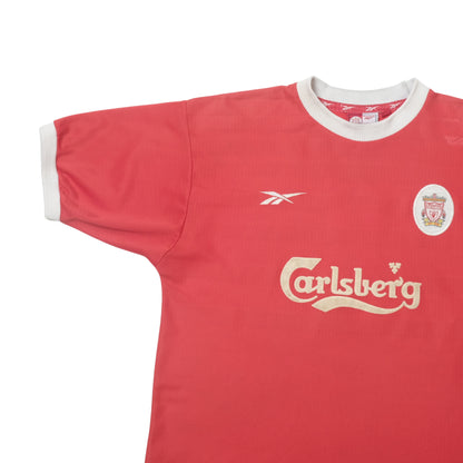 1998/00 Liverpool Home Shirt Reebok Heskey (L/XL)