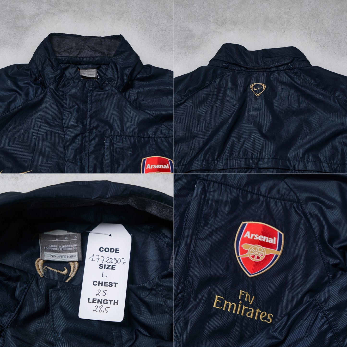Camiseta de casa del Arsenal Nike (XL) 2008/10