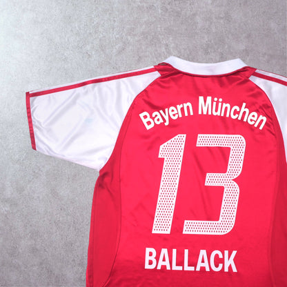 2003/04 Bayern Munich Home Shirt Adidas Ballack (M/L)