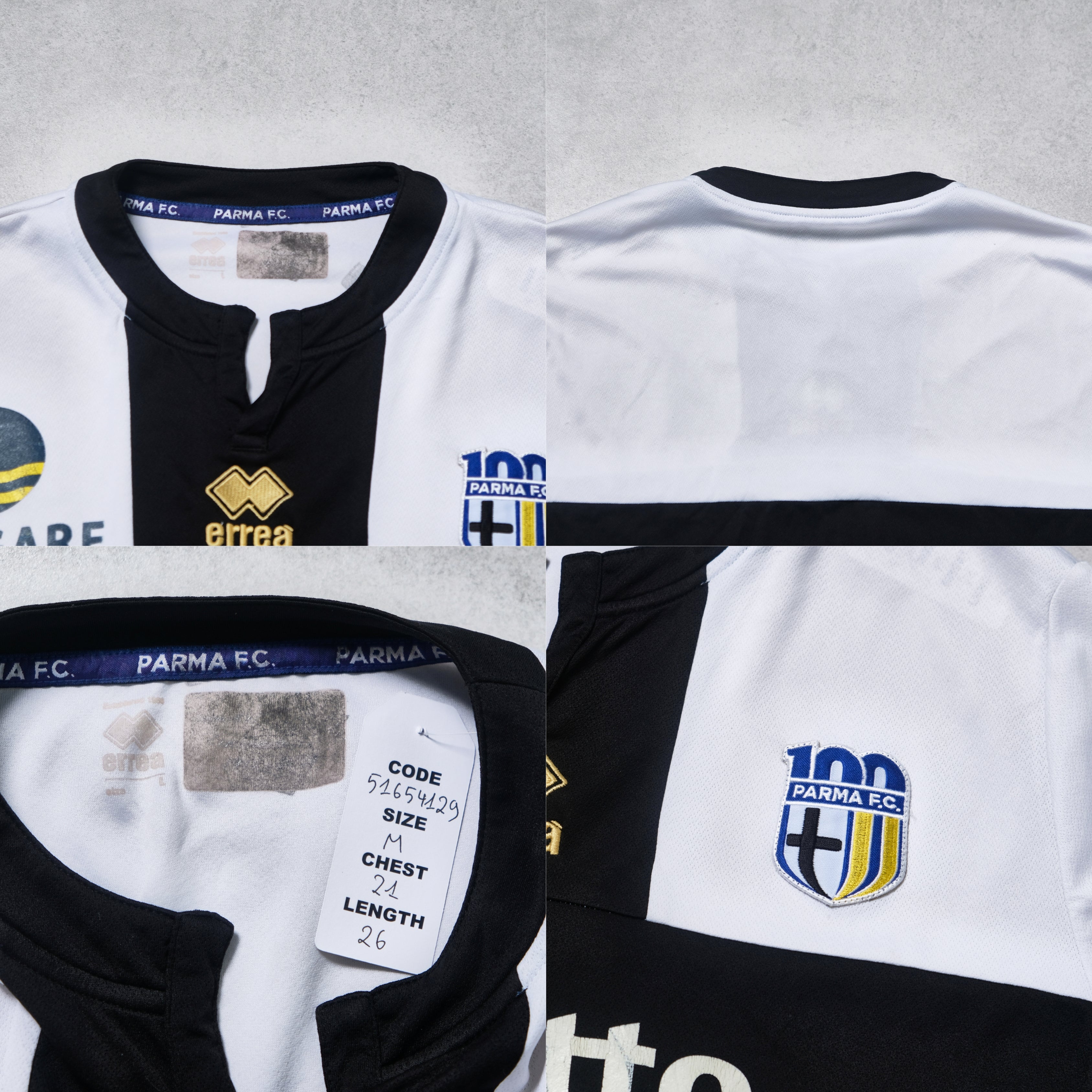 2013/14 Parma Home Shirt Errea (M)