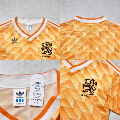 1988 Netherlands Home Shirt Adidas Original Template (M)