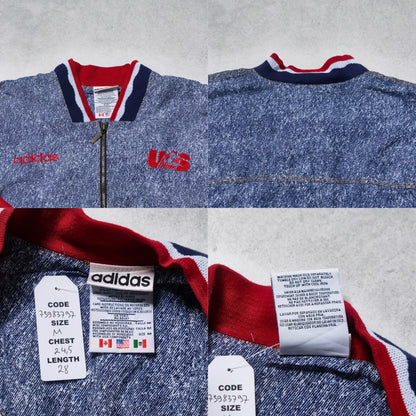 1994 USA Training Track Football Jacket Adidas (M)