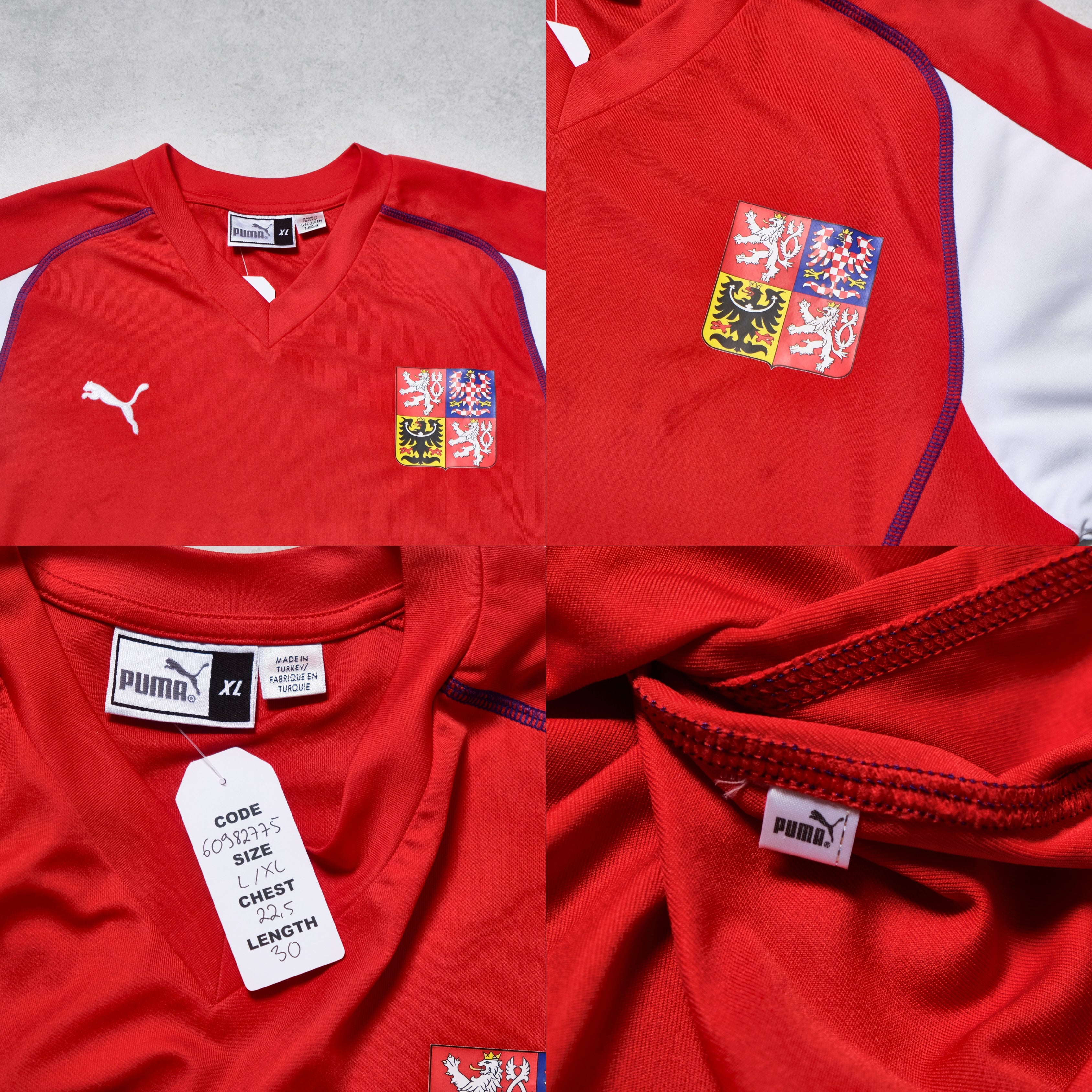 2003/04 Czech Republic Home Shirt Puma (L/XL)
