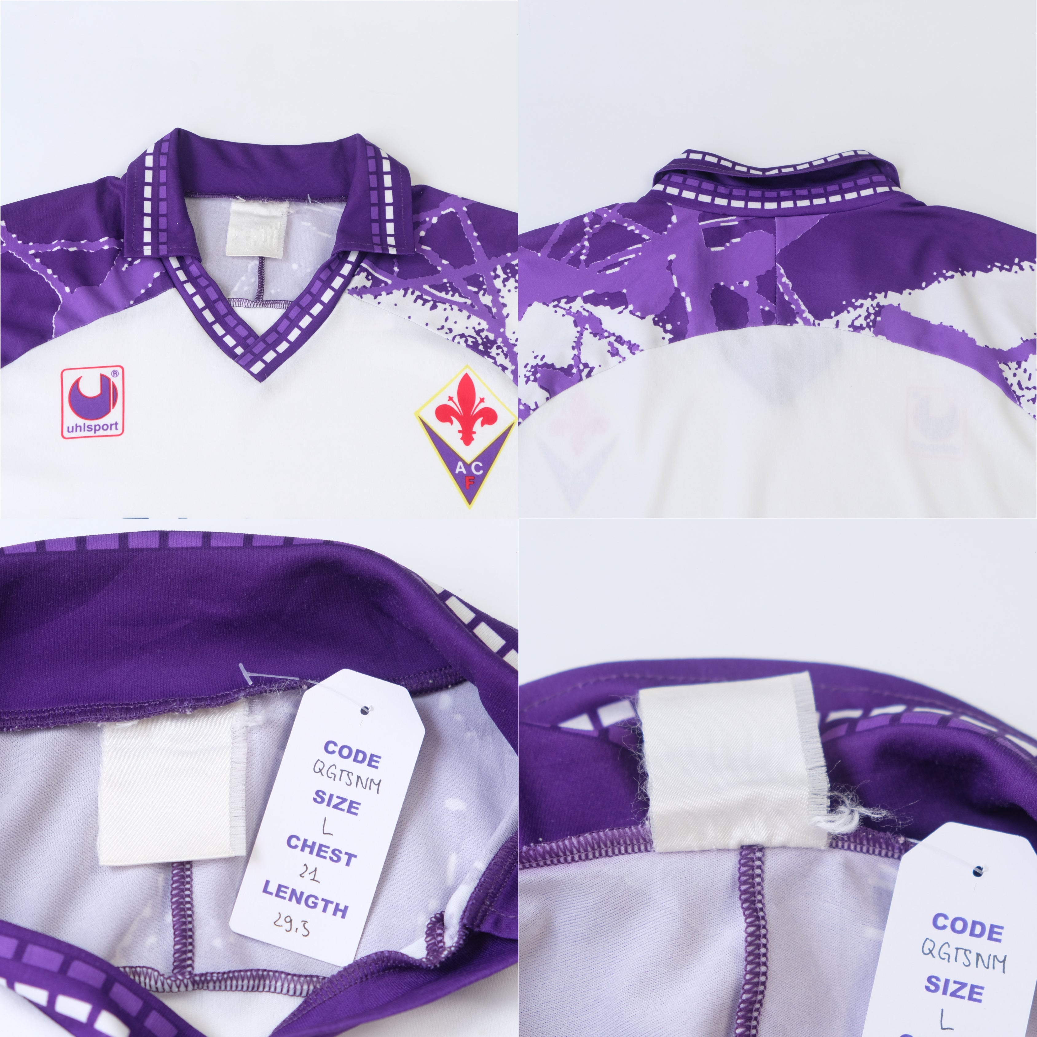 1994/95 Fiorentina Away Shirt Uhlsport (L)