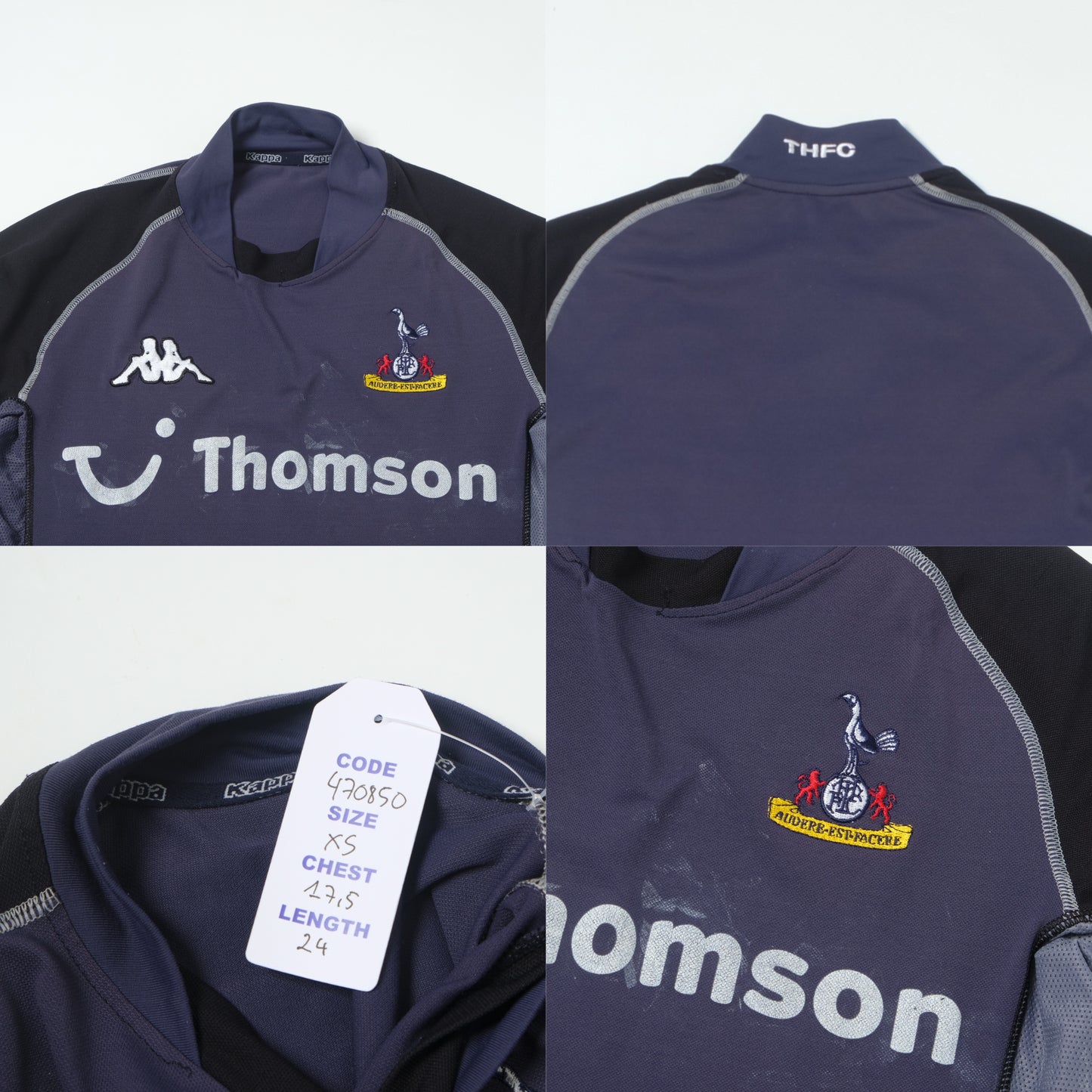 2002/03 Tottenham Hotspur Away Shirt Kappa (S/M)