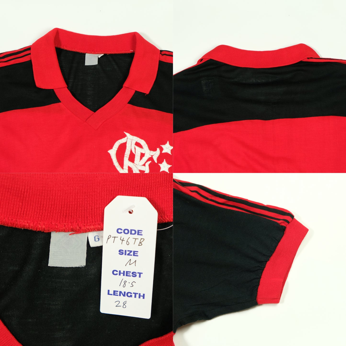 Flamengo Campea Original 1980/1981 Lubrax Home Football Shirt Medium